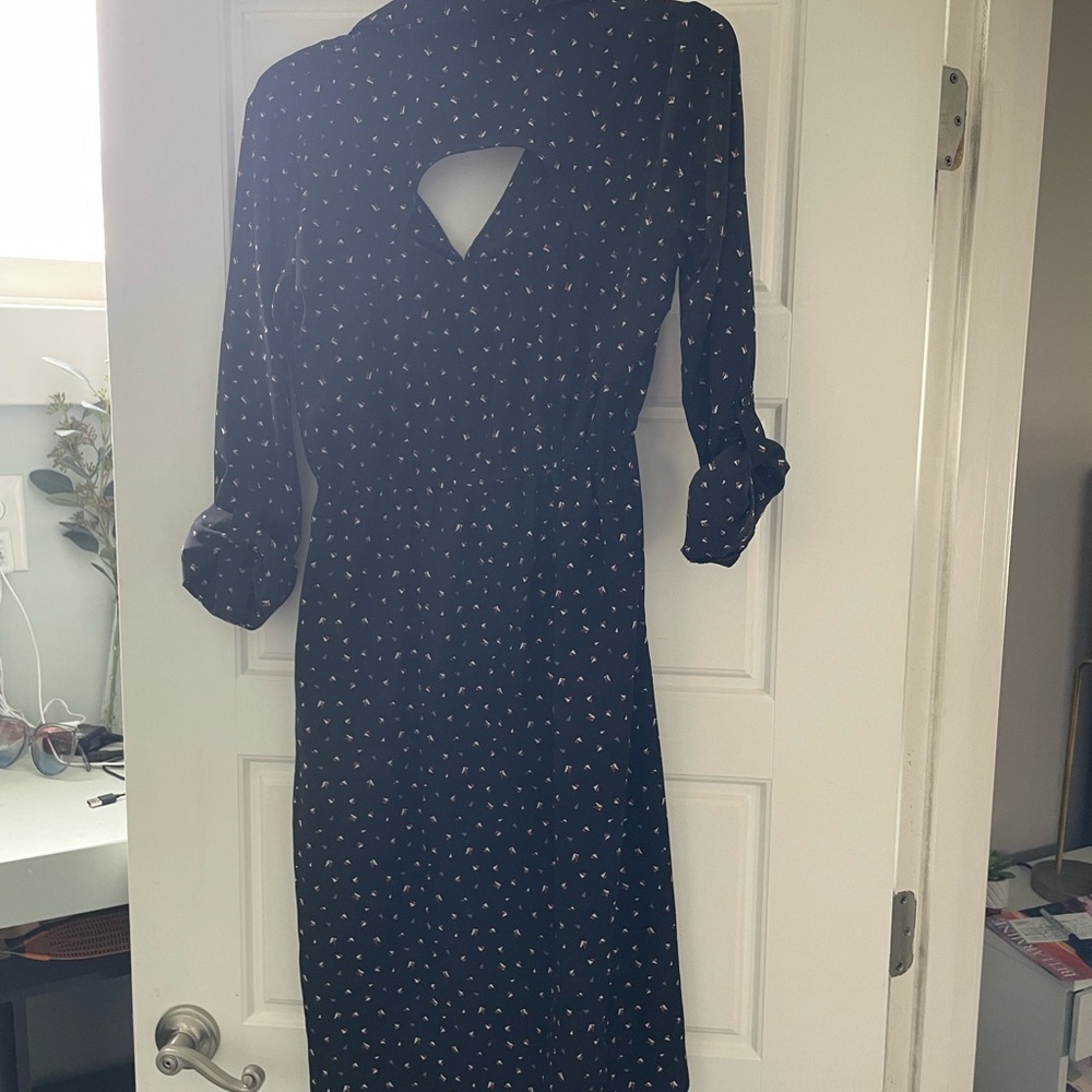 Xhilaration high/low silky dress, size medium